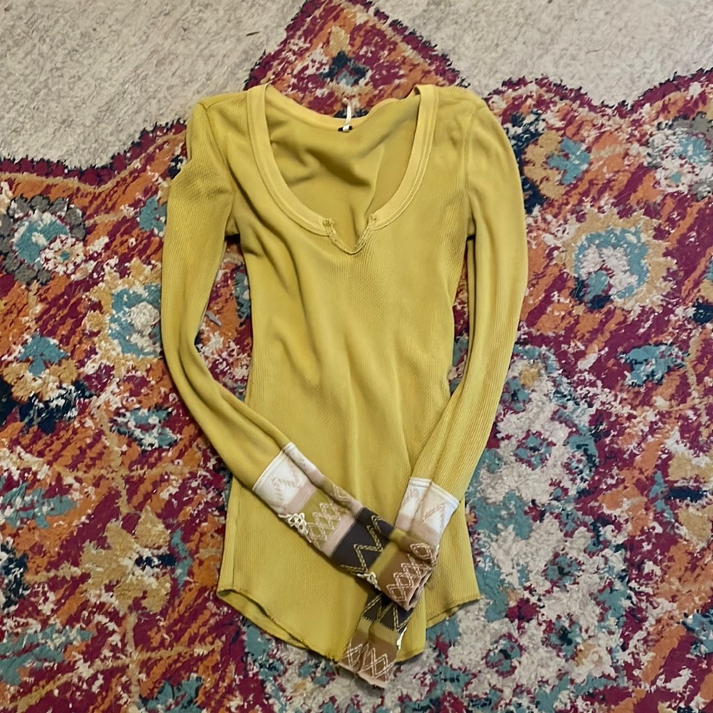 Free People Kombucha Thermal (yellow)